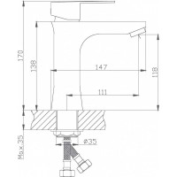 Смеситель для раковины Haiba HB10802 547830