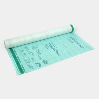 Гидро-ветрозащитная усиленная паропроницаемая диффузионная мембрана Megaflex Roof Extra AM ш 1.5, 70м2 2 клеевые MFREX.150.70