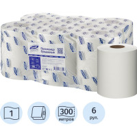 Полотенца бумажные д/дисп. Luscan PROFESSIONAL Luscan Professional 1сл300м 6рул/уп 486353