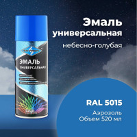 Универсальная акриловая эмаль SKYRON небесно-голубая RAL5015 SR-15015