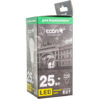 Светодиодная лампа ECON LED A 25Вт E27 3000K A67 ES 7125021