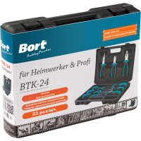 Набор ручного инструмента BORT BTK-24 93722401