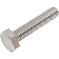 Болты КРЕП-КОМП с полной резьбой, нержавеющие, DIN933, А2, 10х50, 50 шт. бпн1050