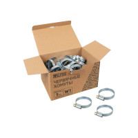 Хомут HELFER W1, 30-45 мм, оцинкованная сталь, уп. 50 шт. HF004041