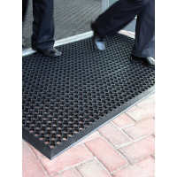 Ячеистый коврик ComeForte RR 60х90 см, с усиленными бортами черный RR-6