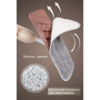 Система для уборки KRAFT Spray Mop швабра-спрей, 2 насадки KT 835804