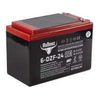 Аккумулятор тяговый 6-DZF-24 12V24A/H C5 Rutrike 022835