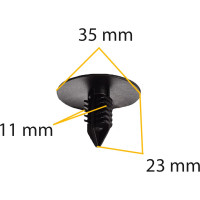 Автокрепеж для Renault 10 шт 7703077435 КрепАвто 1555