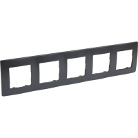 Рамка Legrand Etika Антрацит 5-ая 672585