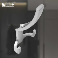Крючок MF R18, 3-х рожковый, хром матовый 10939v