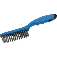 Проволочная четырехрядная щетка HOEGERT TECHNIK проволока из нержавеющей стали HT3B622