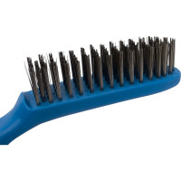 Проволочная четырехрядная щетка HOEGERT TECHNIK проволока из нержавеющей стали HT3B622