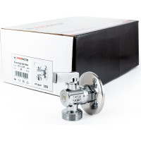 Угловой шаровой кран PROFACTOR PF CHROME ручка флажок, н/н 1/2 дюйма х 3/4 дюйма PF BAV 355