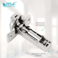 Накладная петля MF 91370.022 Clip-on с доводчиком 9550v