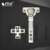 Угловая петля MF 45 градусов, Clip-on с доводчиком 10295v