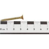 Саморез КРЕП-КОМП желтый цинк POZY 4x35, 80 шт. жд435мф