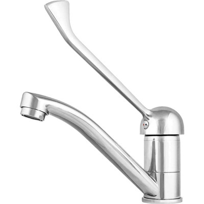 Смеситель для раковины/мойки Mix&Fix Йота локтевой, одноручный излив 150 мм тов-206549