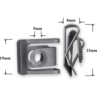 Автокрепеж для BMW/Mini/Audi 10 шт 8K0805922A/7146981767/51718212164 КрепАвто M2157