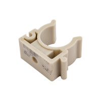 Опора для труб RTP одинарная, D20, серая 10973