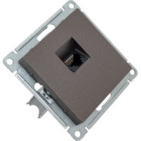 Телефонная розетка Systeme Electric AtlasDesign Мокко RJ11, механизм SE ATN000681