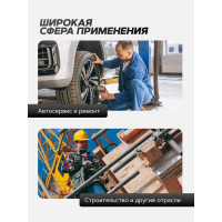 Пневмотрещотка с прорезиненной рукояткой Forsage 36Нм, 1/4" F-RP7414(50346)