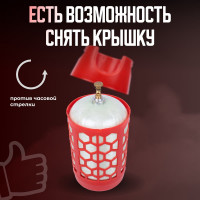 Бытовой полимерно-композитный газовый баллон для сжиженных газов RSV COMPOSITE 24,5 л К001 RSV24.5RED