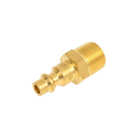 Быстроразъемное соединение D ISO 6150 B (рапид "папа" - наружная резьба 3/8"; латунь) TITAN LOCK TL3DMS-B