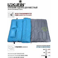 Спальный мешок-одеяло Norfin ALPINE COMFORT DOUBLE 250 NFL-30240