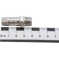 Штуцер елочка 12 мм - наружная резьба 1/4" Pegas pneumatic 4004