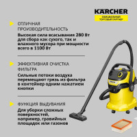 Хозяйственный пылесос Karcher WD 5 V-25/5/22 1.628-300.0