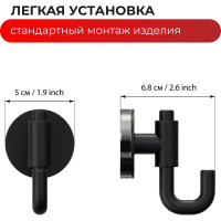 Универсальный крючок Fora LORD хром FOR-LORD054CR