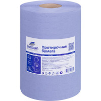 Бумага протирочная Luscan PROFESSIONAL Prof 2сл 500лx1рул/уп 130м голубая 785059