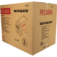 Сварочный инверторный аппарат Ресанта САИ-315АД АС/DC 65/83