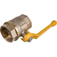 Шаровой кран STI для газа Ду32 Ру16 муфтовый (муфта-муфта) рычаг D170-00053