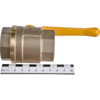 Шаровой кран STI для газа Ду32 Ру16 муфтовый (муфта-муфта) рычаг D170-00053