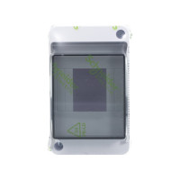 Навесной бокс Systeme Electric City9 Box с прозрачной дверцей, 4 модуля EZ9EAB104