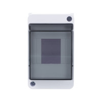 Навесной бокс Systeme Electric City9 Box с прозрачной дверцей, 4 модуля EZ9EAB104