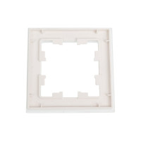 1-местная рамка Systeme Electric AtlasDesign NATURE стекло белый ATN320101