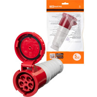 Переносная розетка 235 3Р+РЕ+N 63А 380В IP54 TDM ELECTRIC SQ0603-0018