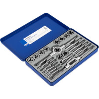 Набор метчиков и плашек Debever Machining Solutions М5 - М12, 24 предмета, метрическая резьба DB-S-TDM5024