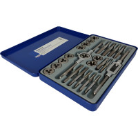 Набор метчиков и плашек Debever Machining Solutions М5 - М12, 24 предмета, метрическая резьба DB-S-TDM5024