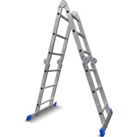 Алюминиевая лестница-трансформер LadderBel 4 секции по 3 ступени LT433PROF