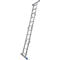 Алюминиевая лестница-трансформер LadderBel 4 секции по 3 ступени LT433PROF