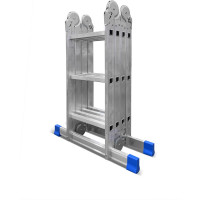 Алюминиевая лестница-трансформер LadderBel 4 секции по 3 ступени LT433PROF