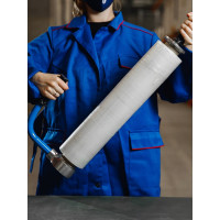 Первичная стрейч пленка ВОЛГА ПОЛИМЕР 20 мкм, 2 кг 500 мм 217метров 514150152