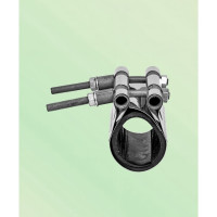 Ремонтный хомут ВЗПА свертная муфта из нержавеющей стали, Ду 65, ОД 75-83, L=200 РА-00148