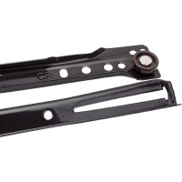 Роликовые направляющие Локри 350 мм, коричневые, 2 шт. EDS003-L350 MM BROWN