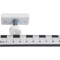 Регулируемый подпятник Локри U-образный, белый 10265