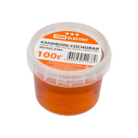 Канифоль сосновая TDM ELECTRIC, марка А, 100 г, банка, серия Алмаз SQ1025-0383