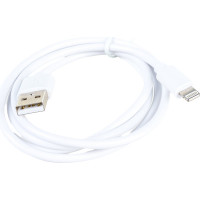 Кабель для зарядки Nord-Yada iPhone USB-Lightning 2А 1м белый (TPE) 908935